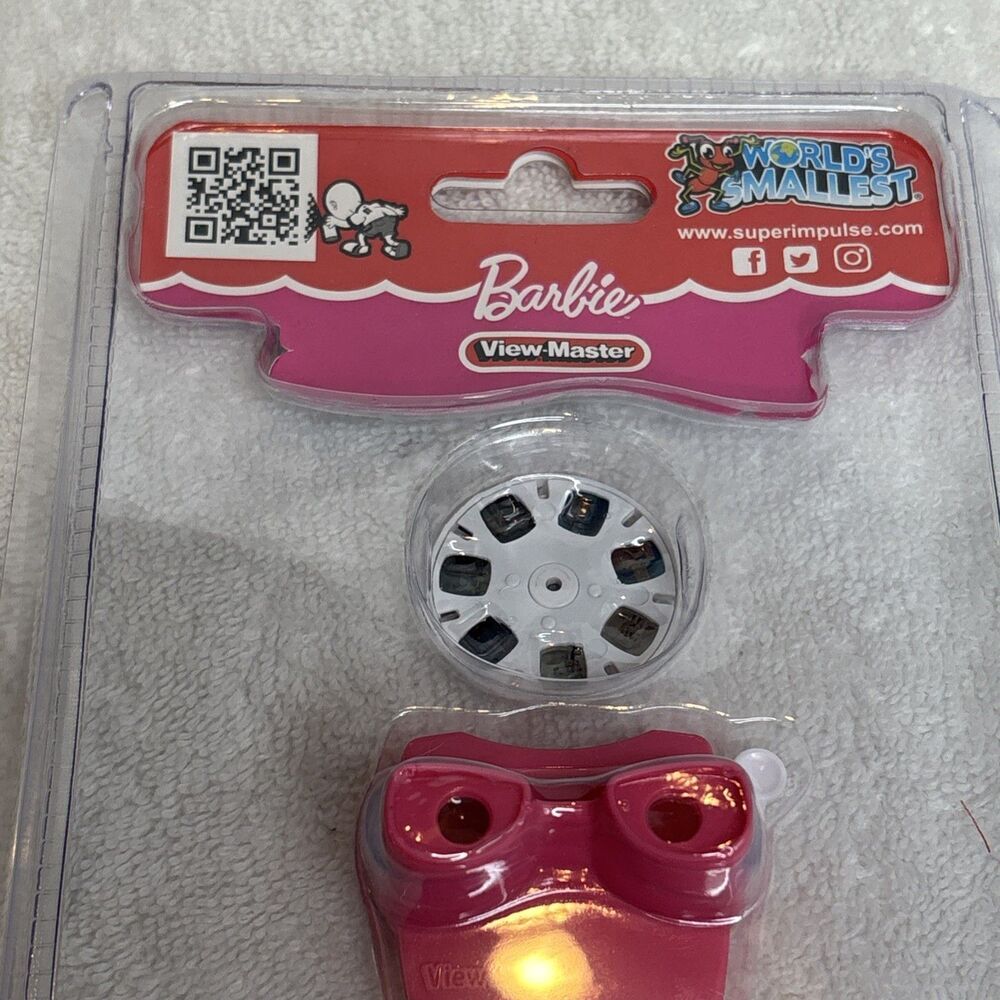 Worlds Smallest Barbie View-Master Mini Working Toy Super Impulse 5086 New - Picture 10 of 11